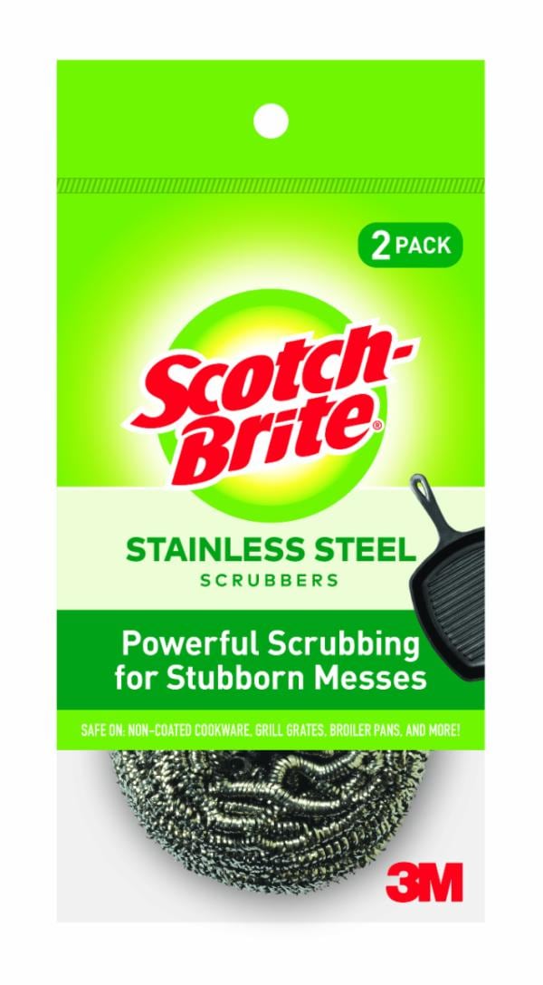 Scotch-Brite Stainless Steel Scrubbing Pad 214-2-24