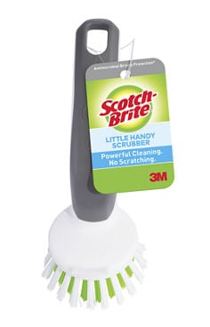Scotch-Brite Little Handy Scrubber, in package, CMYK, Thread 19696