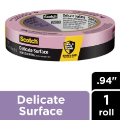 Scotch Delicate Surface Painter’s Tape, 0.70 inch x 60 yard, 1 Roll