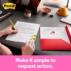 Post-it® Flags, 680-HVSHR, 1 in. x 1.7 in. (25,4 mm x 43,2 mm), 24/case