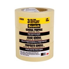 3M Scotch General Purpose Pro Painter Grade Masking Tape 2020 24mm x 55m x 3