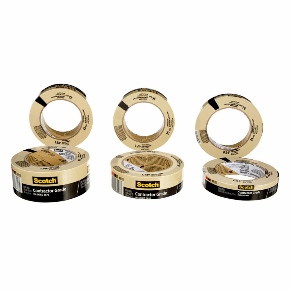 Scotch® Contractor Grade Masking Tape 2020 3M Canada