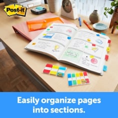 Post-it® Tabs 686-RALY, 1 in. x 1.5 in. (25,4 mm x 38,1 mm)