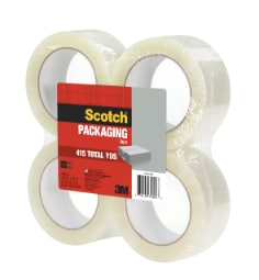 Scotch(R) Packaging Tape 3110-95-4-SR, 1.88 in x 103 yd (48 mm x 95 m) 4 Pack