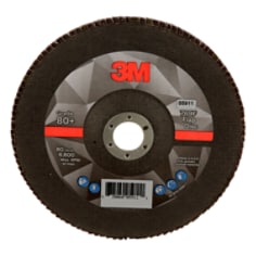3M Flap Disc, 769F, T27, 80+, 7 in x 7/8 in (177.8 mm x 22.2 mm)