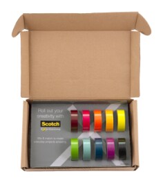 Scotch® Expressions Washi Tape-Amazon 10-pack SIOC Paper