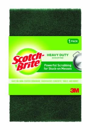 Scotch-Brite Heavy Duty Scour Pad 220, 6 in x 3.8 in, 24/cs image Scotch-Brite Heavy Duty Scour Pad 220, 6 in x 3.8 in, 24/csimage
