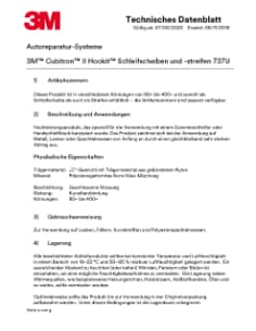 3M™ Cubitron™ II Hookit™ Schleifscheiben und -streifen 737U