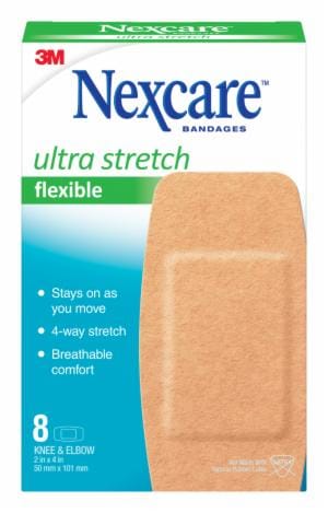 Nexcare Ultra Stretch Bandages 571-08, 2 in x 4 in (50 mm x 101 mm) image Nexcare Ultra Stretch Bandages 571-08, 2 in x 4 in (50 mm x 101 mm)image
