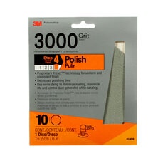 3M Trizact™ 3000 Grit Disc, 3.66in x 9in, 01459, front side view