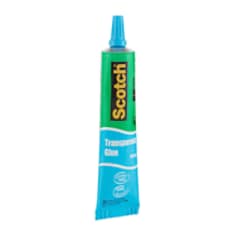Scotch® Clear Household Glue Tube Solvent-Free Display of 24 Tubes 30 ml Centre Right Out of Package