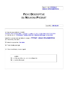 Nexcare™ Active™ ,7777157,à découper, Fiche Logistique