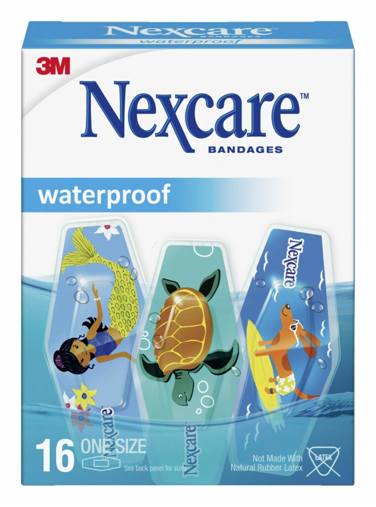 Nexcare Waterproof Bandages Oceanic Collection 597-16OC