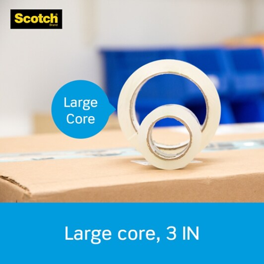 Scotch® Heavy Duty Shipping Packaging Tape 3850, 1.88 in x 54.6 yd. (48 mm x 50 m),