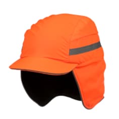3M™ First Base™ 3 Bump Cap Winter High Visibility Orange Reduced Peak (55 mm) 2021218 - Leftside