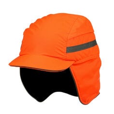 3M™ First Base™ 3 Bump Cap Winter High Visibility Orange Reduced Peak (55 mm) 2021218 - Leftside