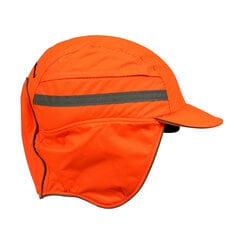 3M™ First Base™ 3 Bump Cap Winter High Visibility Orange Reduced Peak (55 mm) 2021218 - Side2