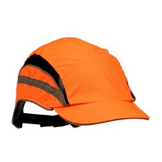 3M™ First Base™ 3 Bump Cap Classic High Visibility Orange Reduced Peak (55 mm) 2021874 - Rightside