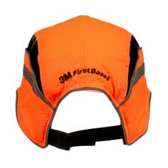 3M™ First Base™ 3 Bump Cap Classic High Visibility Orange Reduced Peak (55 mm) 2021874 - Backside