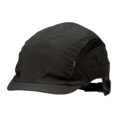 3M™ First Base™ 3 Bump Cap Classic Black Micro Peak (25 mm) 2030609 - Leftside