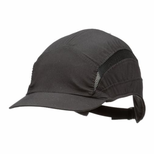 3M™ First Base™ 3 Bump Cap Classic Black Reduced Peak (55 mm) 2030610 - Leftside