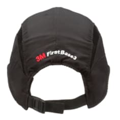 3M™ First Base™ 3 Bump Cap Classic Black Reduced Peak (55 mm) 2030610 - Backside