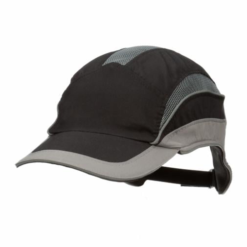 3M-First-Base-3-Bump-Cap-Elite-Black-Grey-Standard-Peak-70-mm-2031217-Leftside.tif