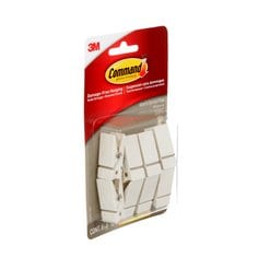 MiyaEpock COMMAND X•8Standard Command™ Decorative Clips 17089Q-8EF, Quartz, Small, 8 Hooks