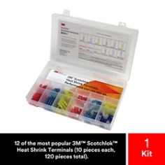 AMAZON ASIN B01LWJAQ2S 3M Scotchlok Heat Shrink Terminal Kit, SHSTK-1, 10 pieces each - MAIN