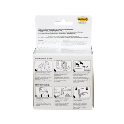 Command Display Ledges, HOM23S-2EF, slate