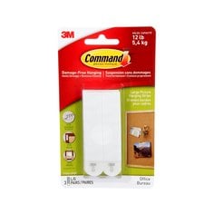 Command™ Picture Hanging Strips 17206-OFEF, Large, White, 8 lb