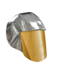 7100224833 3M™ Aluminized Side Helmet Cover, SC1-AL Right Angle Image