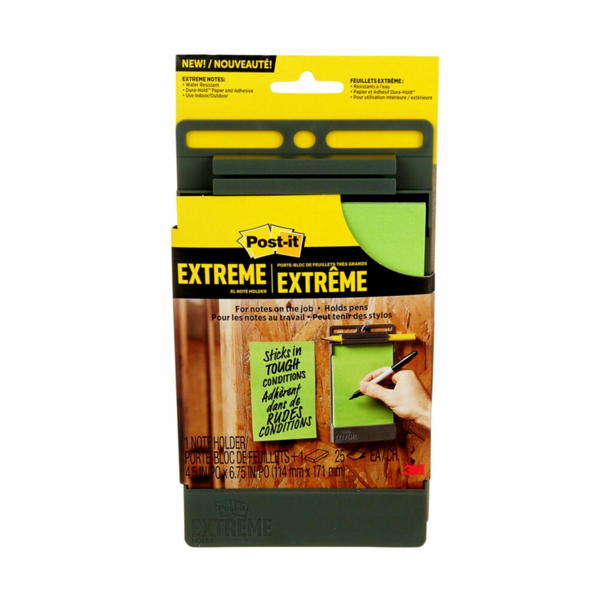 Postit® Extreme XL Note Holder, EXT456HLDRC, 4.5 in x 6.75 in (114 mm x 171 mm), 1 per pack