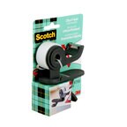 Scotch Desktop Tape Dispenser, C19-CLIP-SR, clip & twist, .75 in x 350 in , 1 per pack
