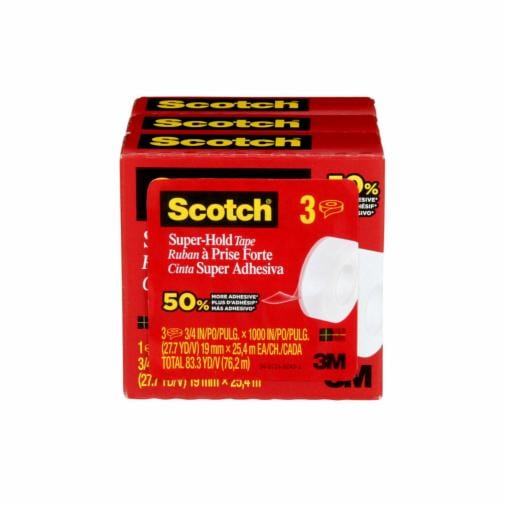 Scotch® Super-Hold Tape 700K3-ESF, 3/4 in x 1000 in (19.1 mm x