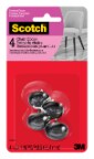 Scotch™ Glides SP631-NA, Nail-in Felt Gray 1-in 4/pk