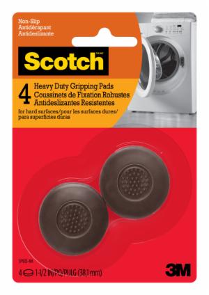 Scotch Gripping Pads SP935-NA, Round, 1.5-in 4/pk image Scotch Gripping Pads SP935-NA, Round, 1.5-in 4/pkimage