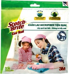 Scotch-Brite Khăn Lau Bếp Microfiber Tiện Dụng, 30 cm x 30 cm, 1 Cái/Gói