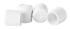 Scotch™ Chair Tips SP603-NA, White Rubber 7/8-in 4/pk