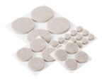 Scotch™ Felt Pads SP856-NA, Round, Beige Assorted 201/pk