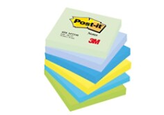 Post-it® Notes Dreamy Colours, 6 Pads 76 mm x 76 mm, 100 shts