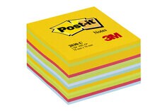 Post-it® Notes Mini Cube, Ultra Colours, 51 mm x 51 mm, 400 shts