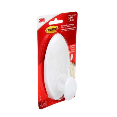 Command™ Clothes Hanger, 17019-EF, white