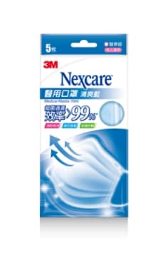 3M™ Nexcare™ 醫用口罩 7660, 藍色, 成人尺寸