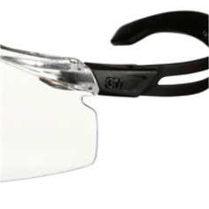3M™ SecureFit™ 500 Series Safety Glasses SF501AF-BLK, Black, Clear Anti-Fog/Anti- Scratch Lens