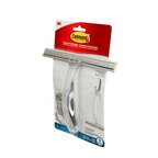 Command™ Bath Squeegee and Hook, BATH32-SS-EF, stainless steel/satin nickel