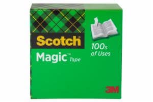 Scotch Magic Tape 810, 1 in x 72 yd, 3 in Core, 36 Roll/Case image Scotch Magic Tape 810, 1 in x 72 yd, 3 in Core, 36 Roll/Caseimage