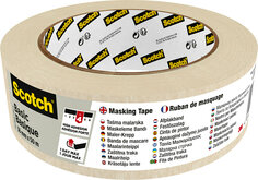 3M Scotch 250 nastro per mascheratura in carta sottile, marrone, 25 mm x 55  m, 0.15 mm