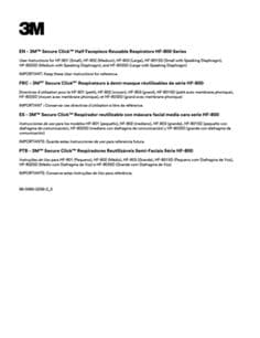 Secure Click™ Partikelfilter, P1 R - 3M - D7915