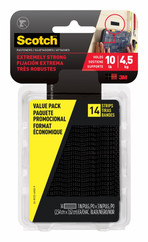 Scotch Extreme Fastener Mounting Strips Value Pack RF6731-VPESF